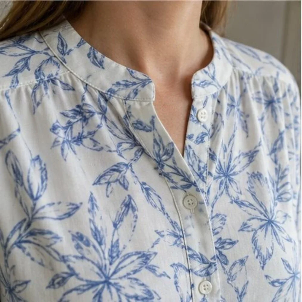 Black Tie Neck Blouse